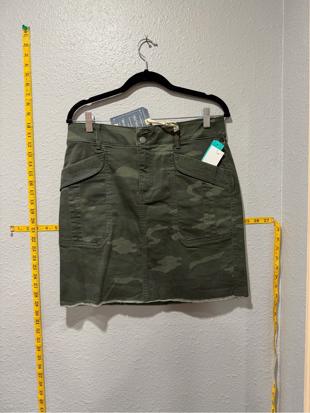 NWT Democracy Ab"solution Camo Utility Mini Skirt Size 10